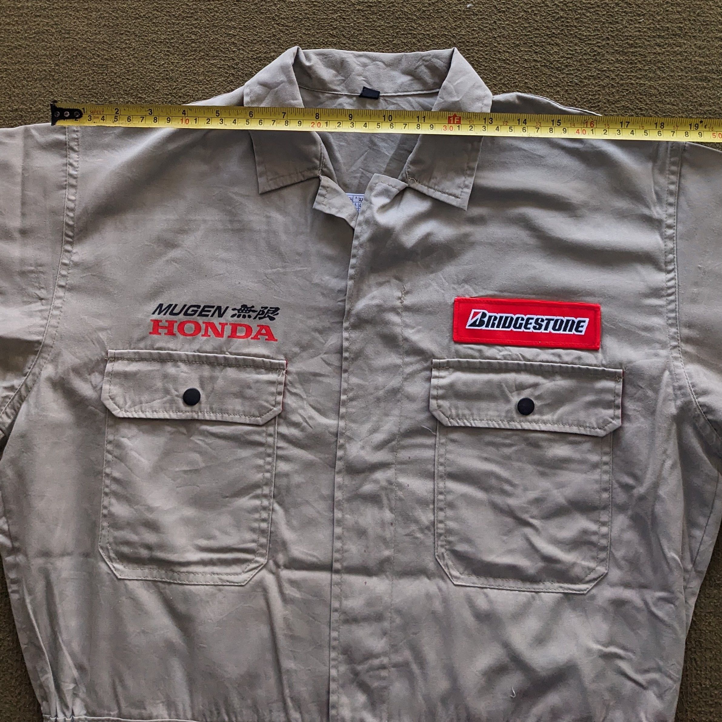 Japanese Brand BRIDGESTONE HONDA Motorsports Coverall Custom Jacket Size US M / EU 48-50 / 2 - 6 Thumbnail