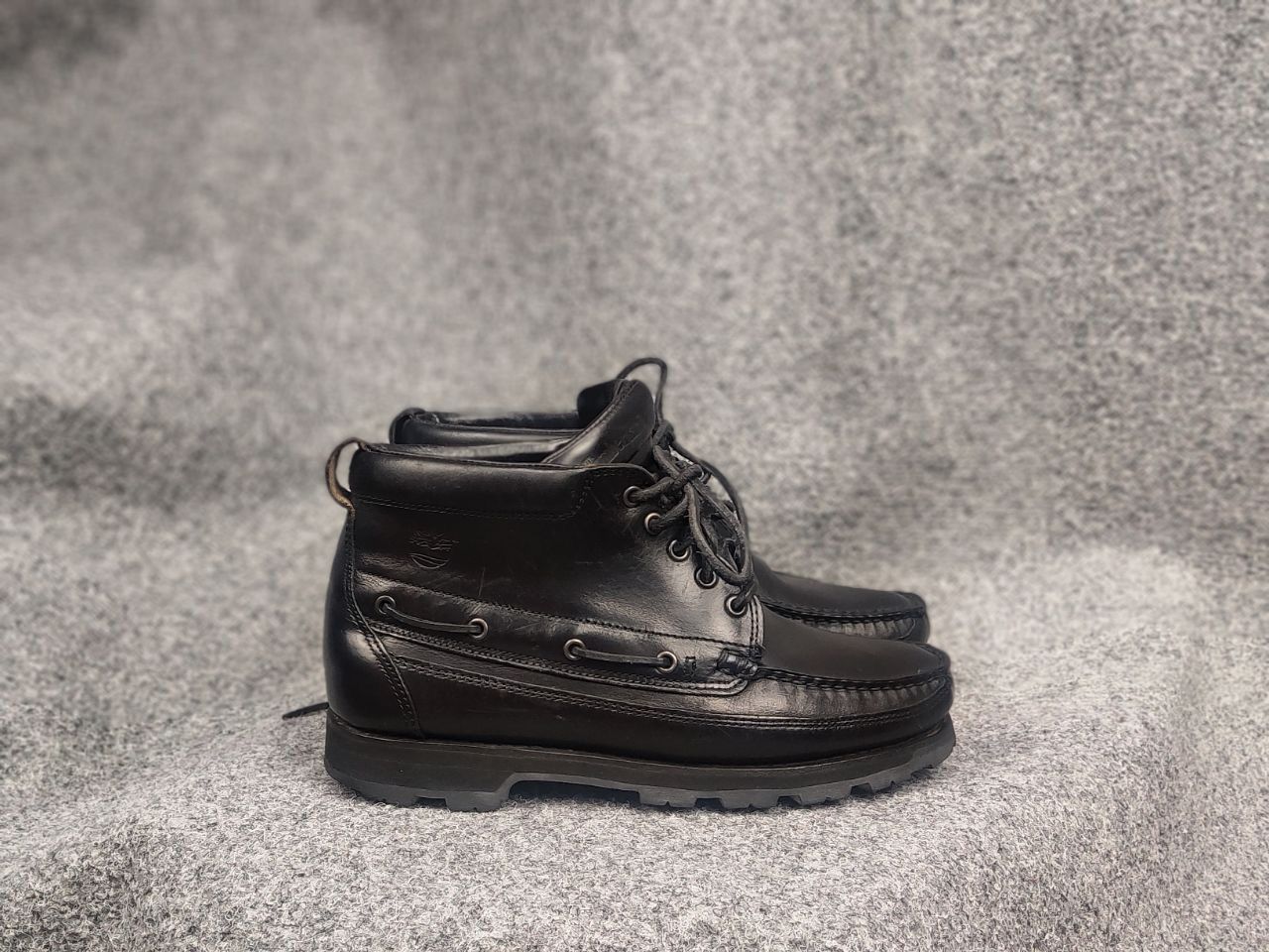 Timberland Timberland Original Black Leather Ankle Boots Shoes Vintage Size US 9 / EU 42 - 4 Thumbnail