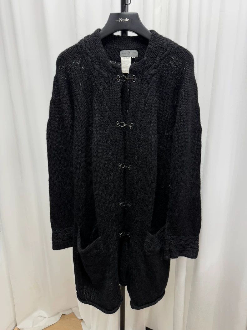 Yohji Yamamoto Yohji Yamamoto Yohji Yamamoto Pour Homme Sweater Coat Size US M / EU 48-50 / 2 - 1 Thumbnail