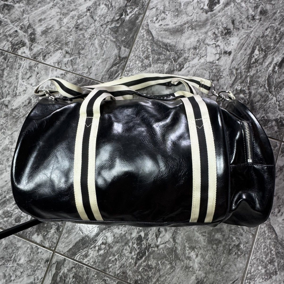 Fred Perry FRED PERRY CLASSIC BARREL BAG - BLACK/WHITE Size ONE SIZE - 3 Thumbnail