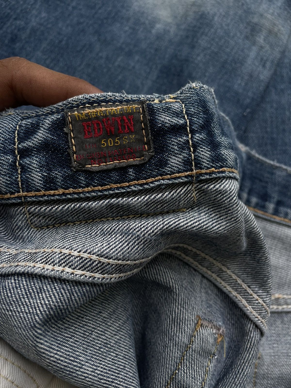 Edwin Vintage Distress Edwin Selvedge Inspired by Kapital Jeans Size US 30 / EU 46 - 19 Thumbnail