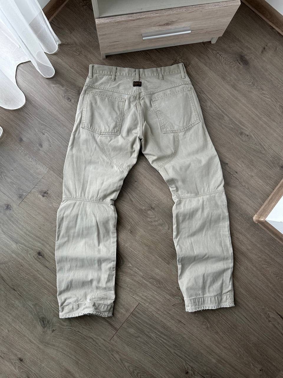 G-Star × Vintage Vintage G-Star Elwood White Cargo Distressed Pants Size US 32 / EU 48 - 3 Thumbnail