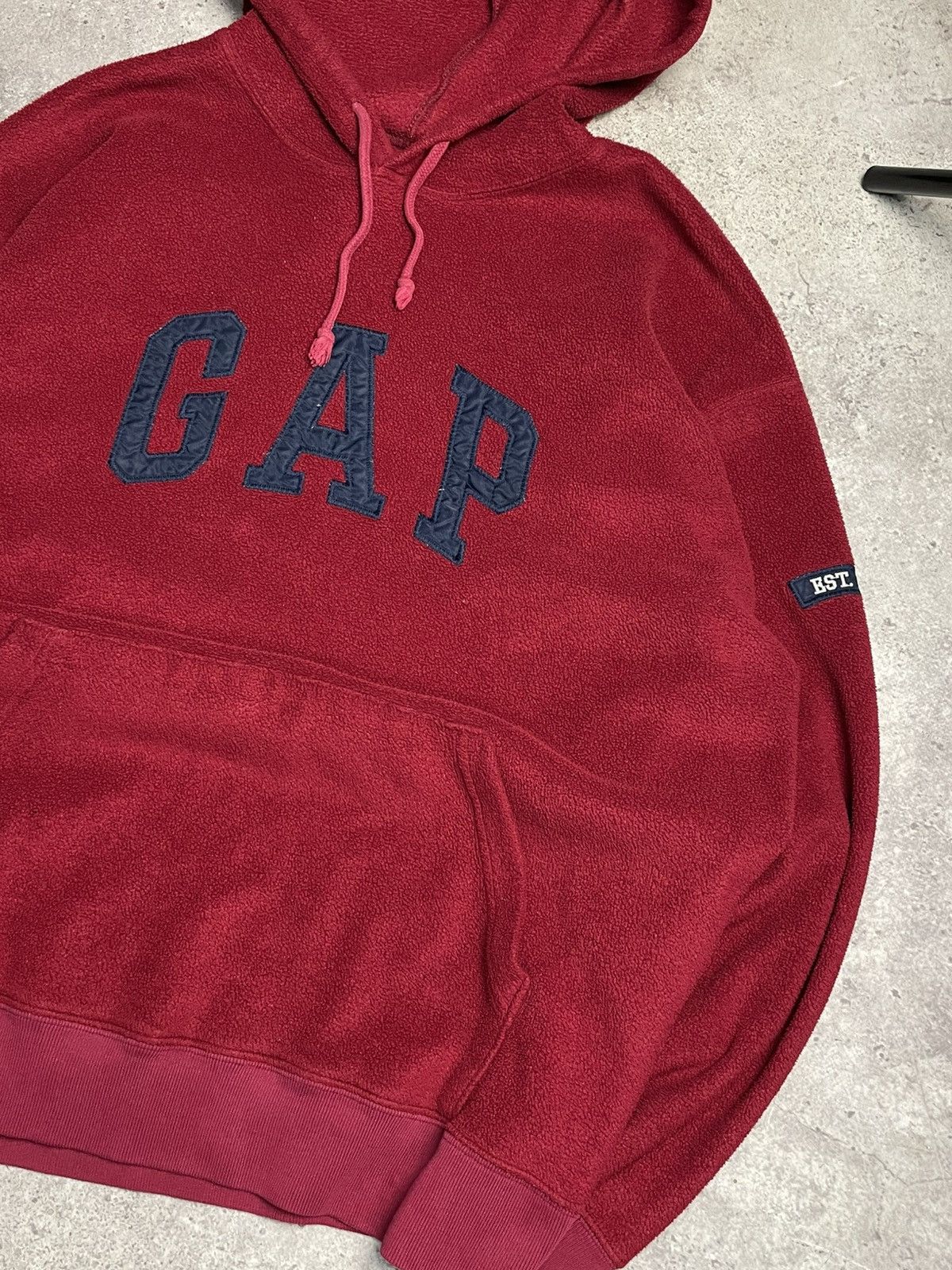Gap Vintage Gap Teddy Hoodie Fleece Size US L / EU 52-54 / 3 - 2 Thumbnail