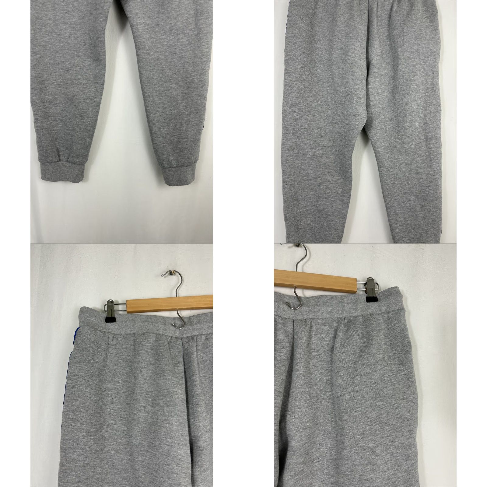Oakley Oakley Mens Large Custom Fit Gray Ankle Piping Joggers Blue Black 34x28 Pants Activewear Mens L Size US 33 - 8 Thumbnail