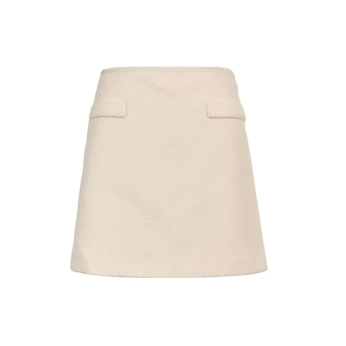 Miu M Size Nude Pink Wool Women's Skirt 32, Women's