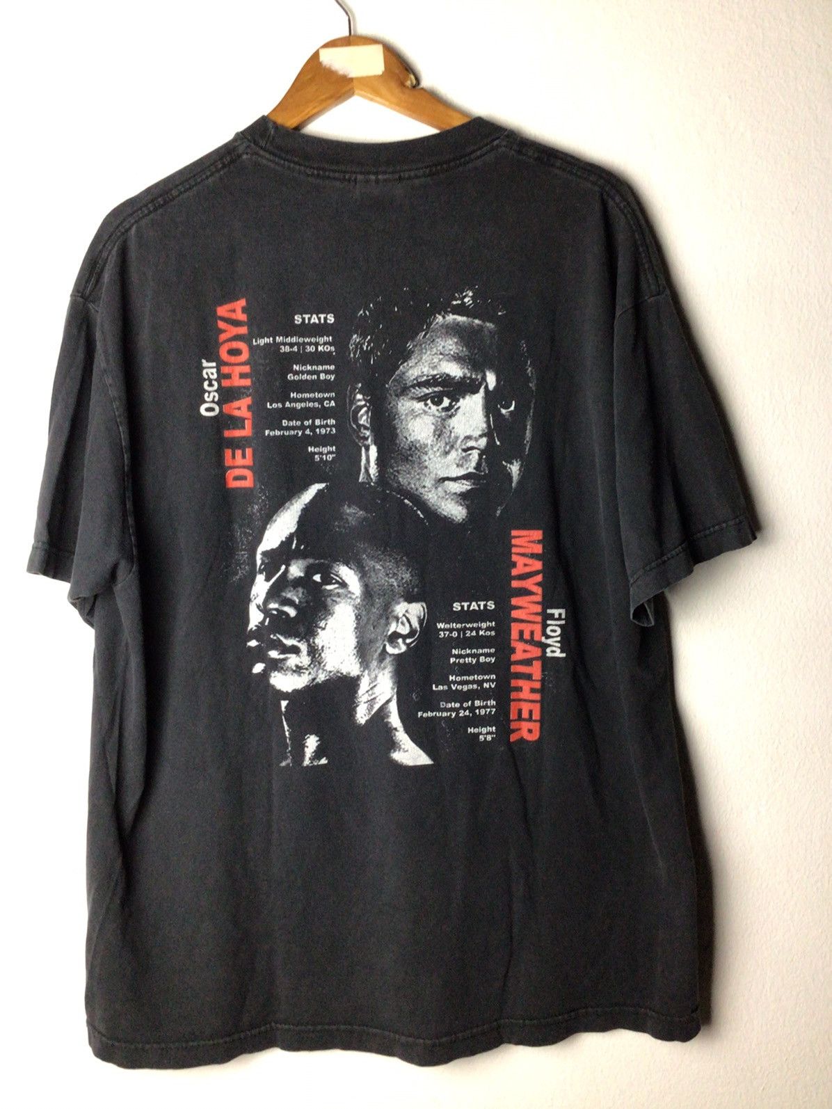 Rap Tees Floyd mayweather VS Oscar de la hoya Size US XL / EU 56 / 4 - 4 Thumbnail