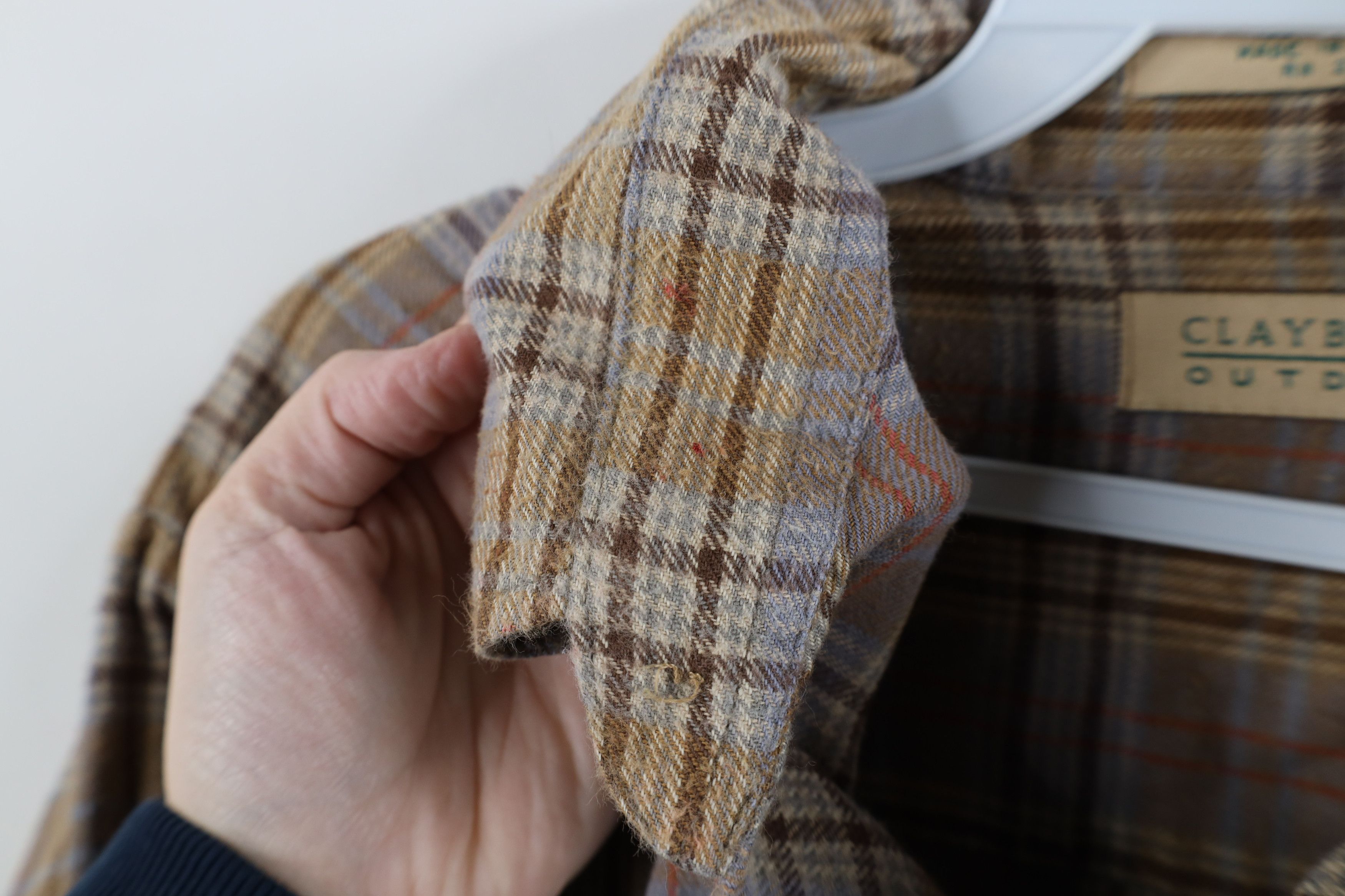 Vintage Vintage 90s Streetwear Earth Tone Flannel Button Down Shirt Size US L / EU 52-54 / 3 - 7 Thumbnail