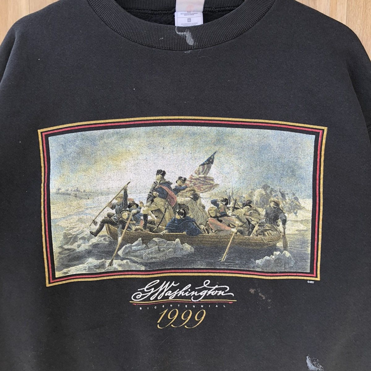 Vintage Vintage George Washington Bicentennial 1999 Sweatshirt Size US L / EU 52-54 / 3 - 3 Thumbnail