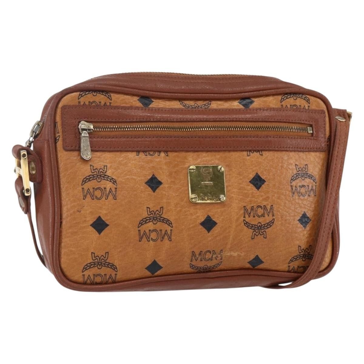 MCM MCM Visetos Shoulder bag Canvas and Leather Size ONE SIZE - 1 Thumbnail