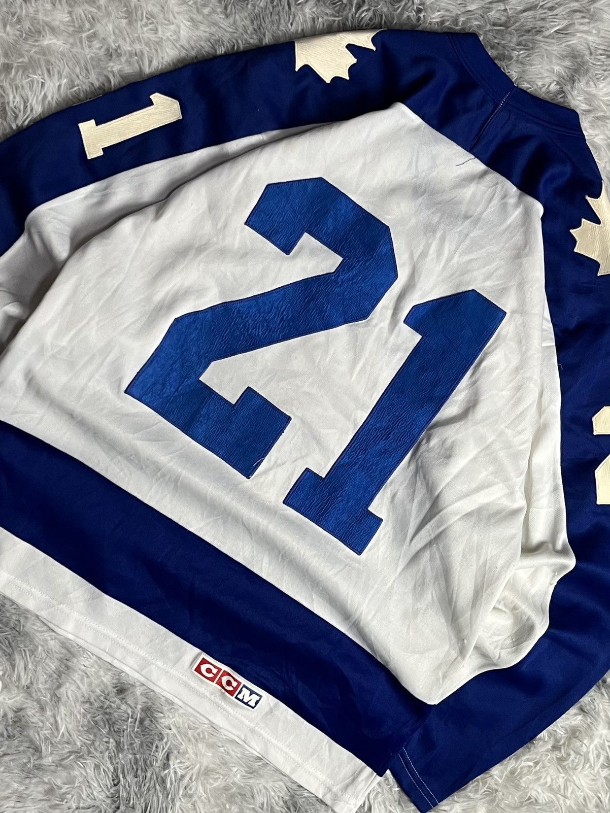NHL NHL TORONTO MAPLE LEAFS ICE HOCKEY SHIRT JERSEY CCM Size US M / EU 48-50 / 2 - 10 Thumbnail