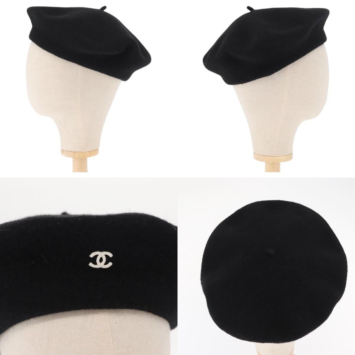 Chanel Chanel Coco Mark Beret Cap Size ONE SIZE - 3 Thumbnail