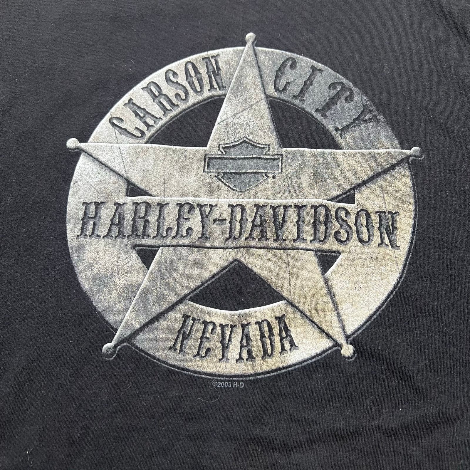Harley Davidson HARLEY DAVIDSON MENS T-SHIRT LOGO Carson City Nevada Large Size US XL / EU 56 / 4 - 7 Thumbnail