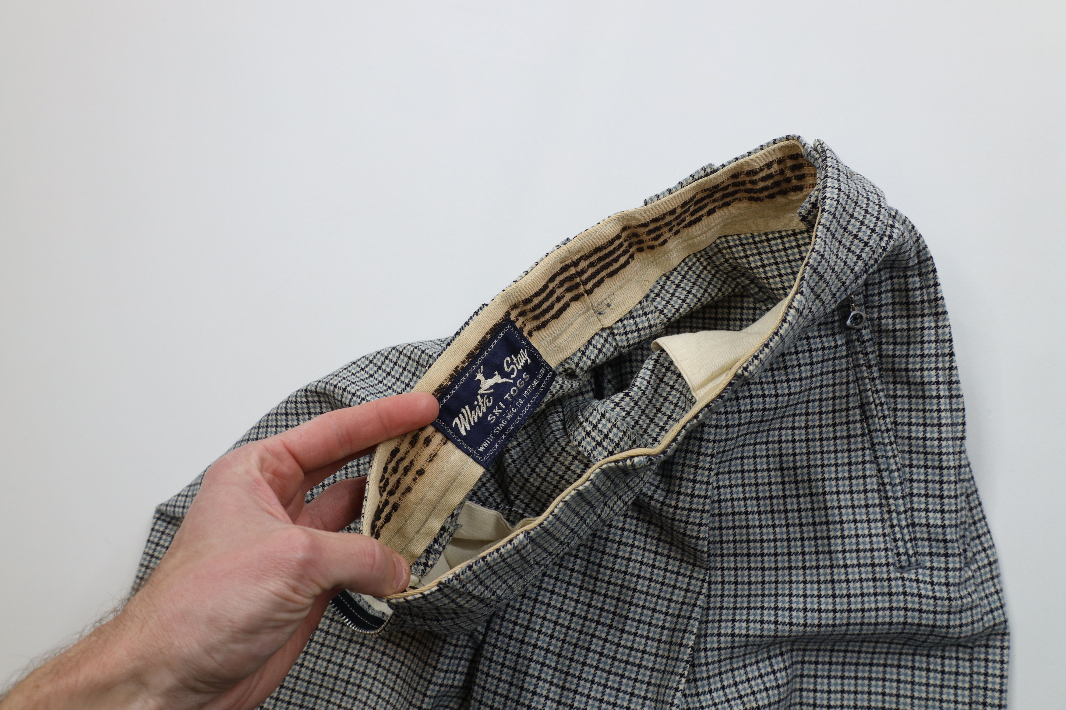 Vintage Vintage 60s Streetwear Skiing Pants Trousers Plaid USA Size 26" / US 2 / IT 38 - 10 Thumbnail