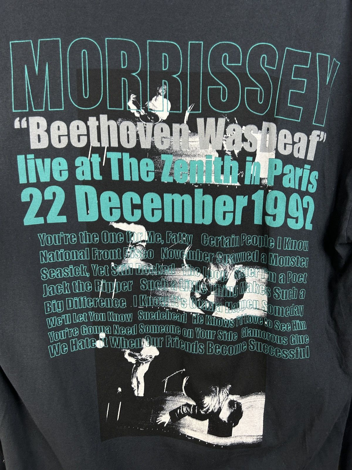Band Tees Vintage Morrissey Strangeways 1992 Tour Smiths Long Sleeve Size US L / EU 52-54 / 3 - 6 Thumbnail