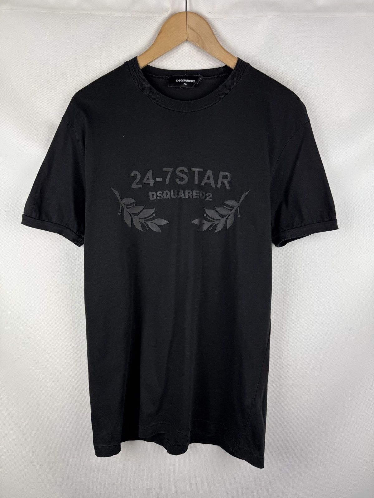 Dsquared2 Dsquared Men’s Graphic Print Short Sleeve Cotton T Shirt Size US XL / EU 56 / 4 - 1 Thumbnail