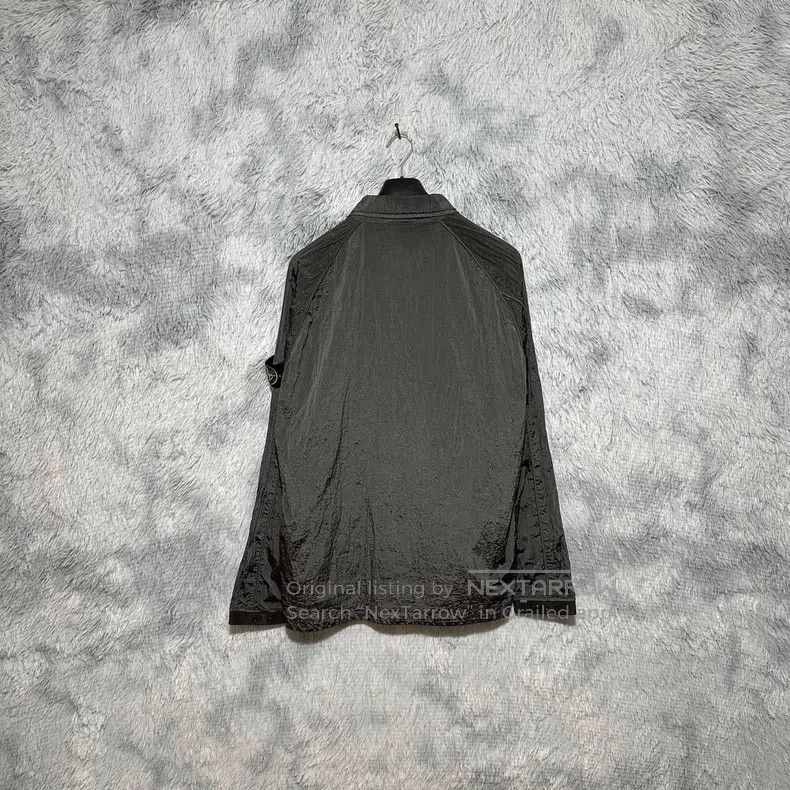Stone Island Stone Island Metallic Nylon Jacket Coat Carbon Black XXL Size US XXL / EU 58 / 5 - 2 Thumbnail