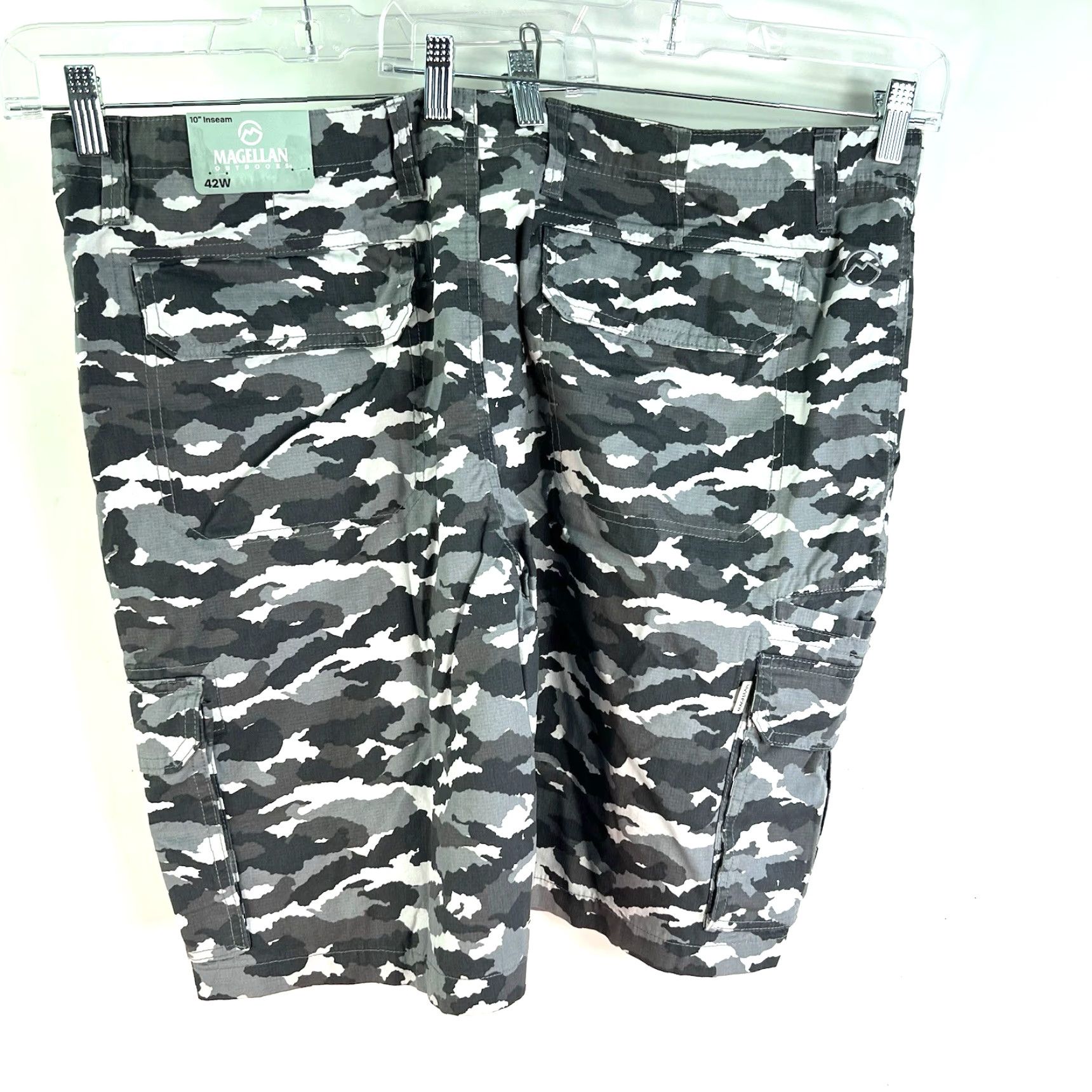 Vintage VINTAGE Magellan Cargo Shorts Men Size 42 Gray Camouflage Casual Travel Workwear Size US 42 / EU 58 - 6 Thumbnail