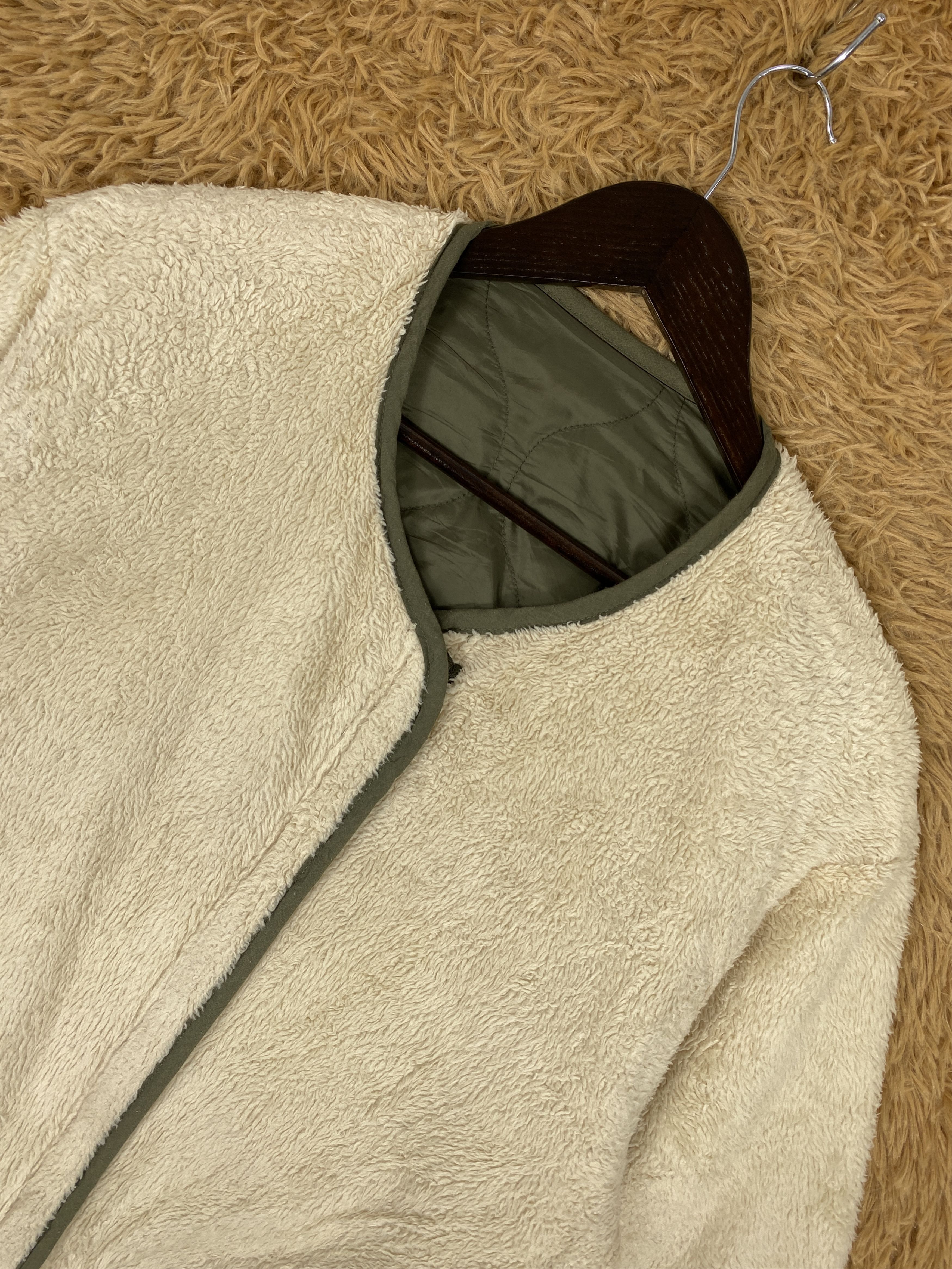 Japanese Brand Vintage Midium Quilted Fleece Reversible Jacket Size US S / EU 44-46 / 1 - 7 Thumbnail