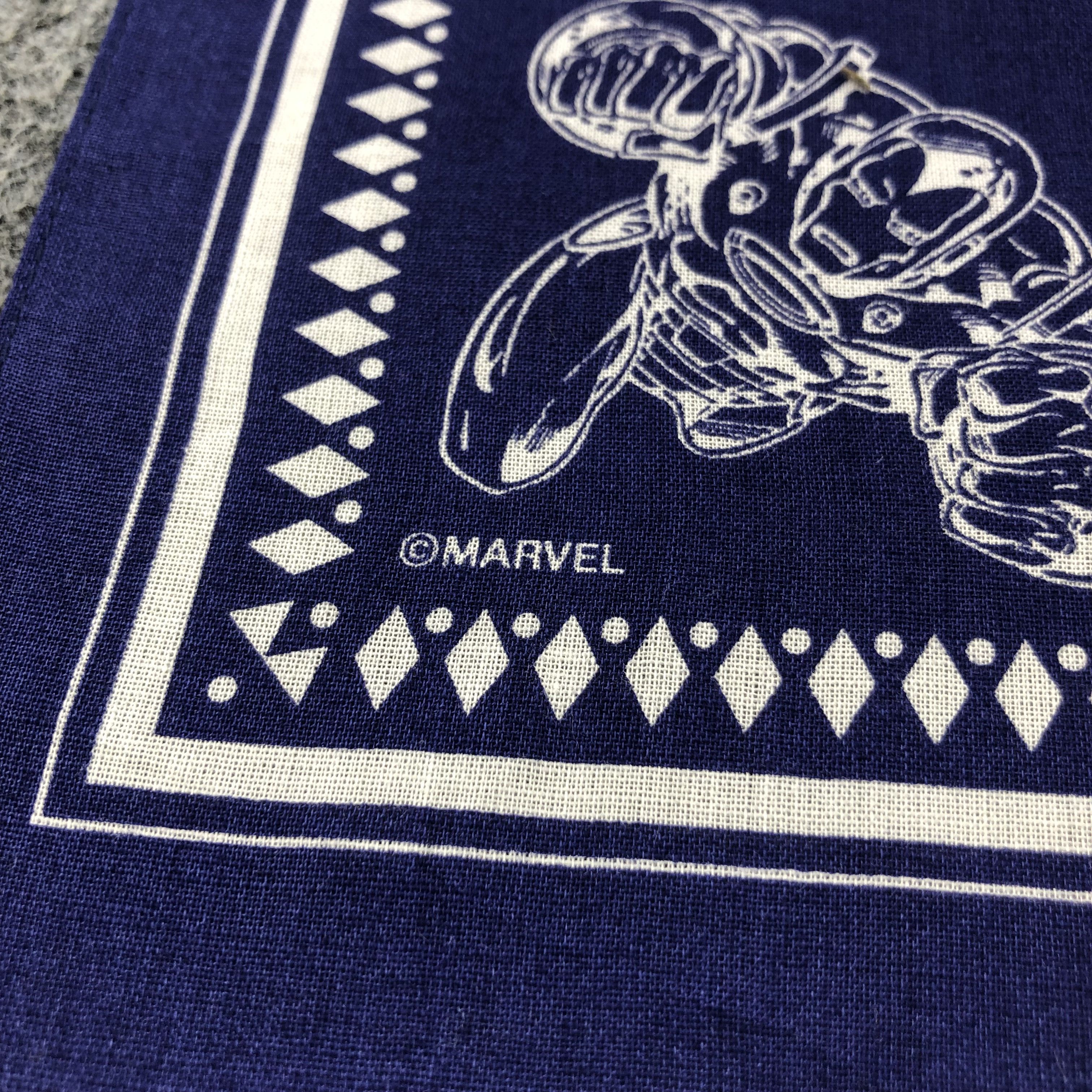 Anime × Marvel Comics × Vintage Marvel Comics Characters Bandana Handkerchief X32 Size ONE SIZE - 3 Thumbnail