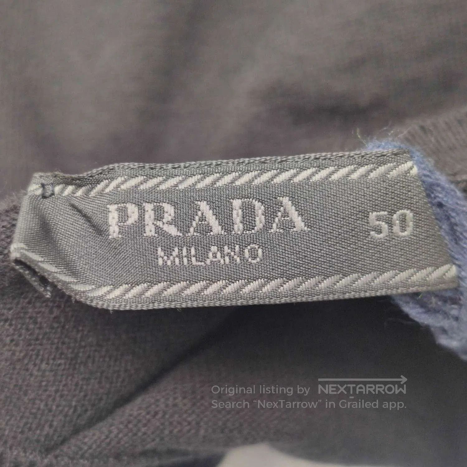 Prada Prada Cotton Solid Round Neck Sweater L. Size US L / EU 52-54 / 3 - 3 Thumbnail