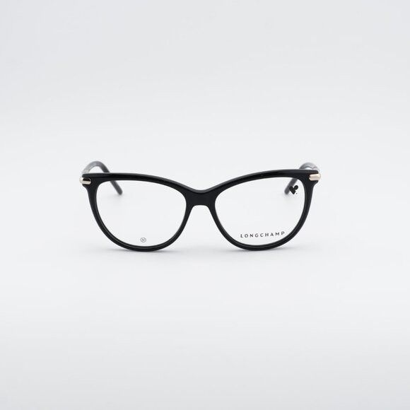 Longchamp Longchamp LO2727 001 Eyeglasses Black/Gold 54mm Cat Eye Fram Size ONE SIZE - 8 Thumbnail