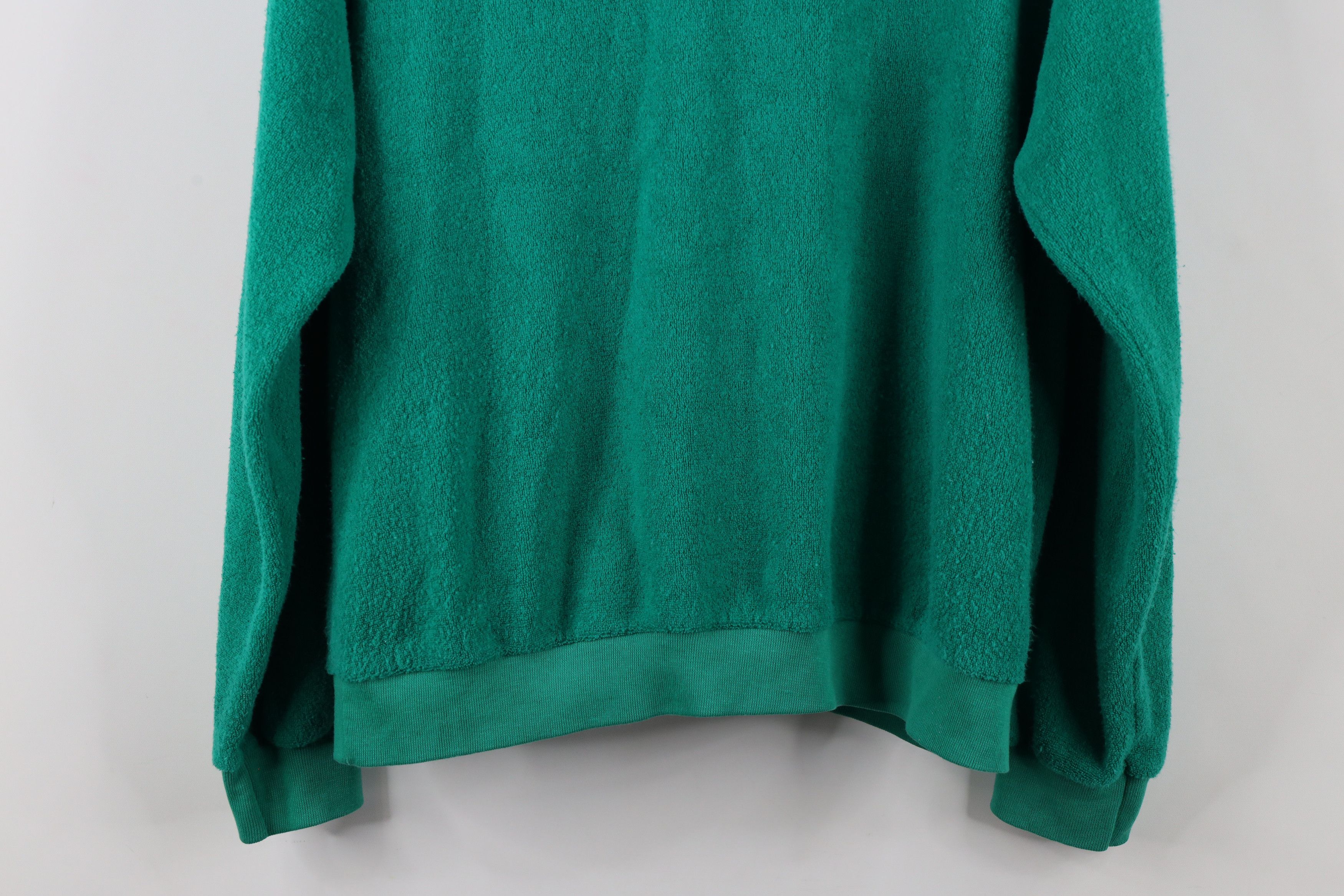 Vintage Vintage 70s Streetwear Cloth Crewneck Sweatshirt Green USA Size L / US 10 / IT 46 - 13 Thumbnail