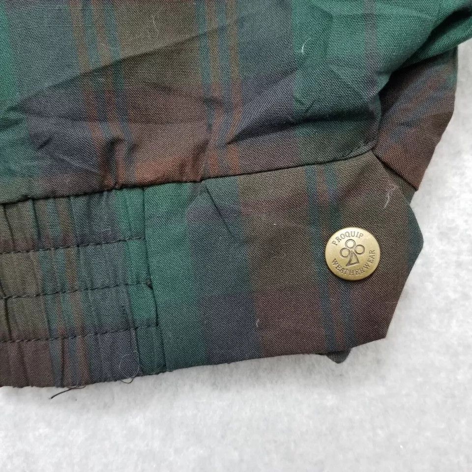 Other ProQuip Golf Jacket Mens XL Green Plaid Pockets Full Zip Size US XL / EU 56 / 4 - 7 Thumbnail