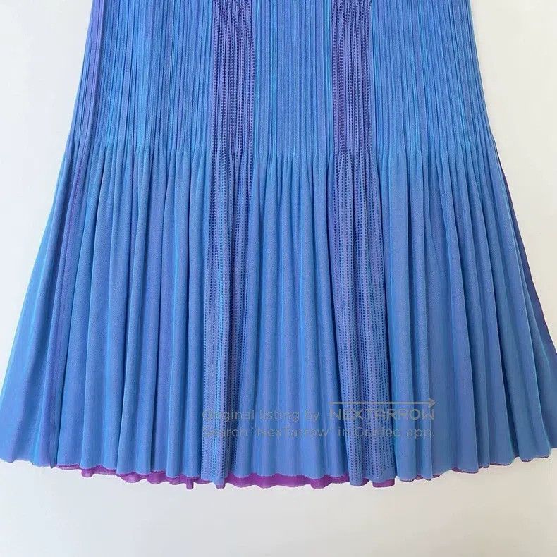 Issey Miyake Issey Miyake size:1 Double-Layer Midi Skirt Size 22" - 4 Thumbnail