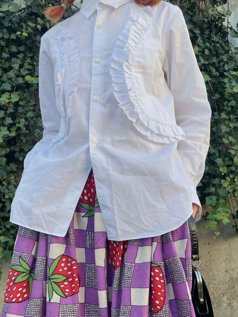 Comme Des Garcons Ruffle Basic Shirt