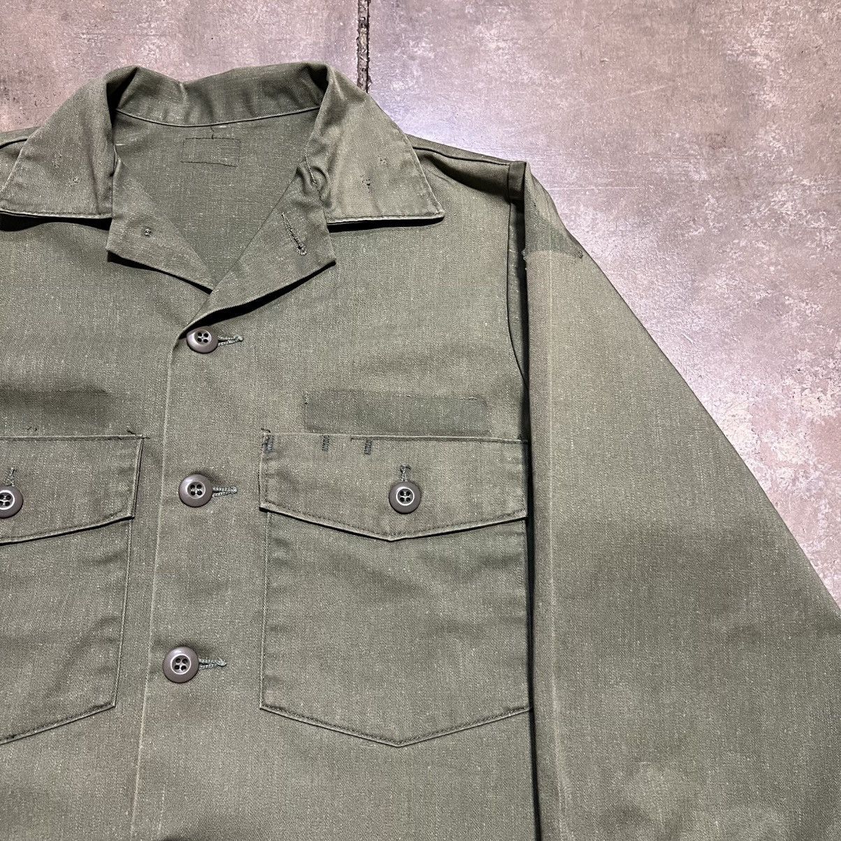 Vintage Vintage OG 507 Military Field Shirt Button Up Fatigue 80s Size US M / EU 48-50 / 2 - 3 Thumbnail
