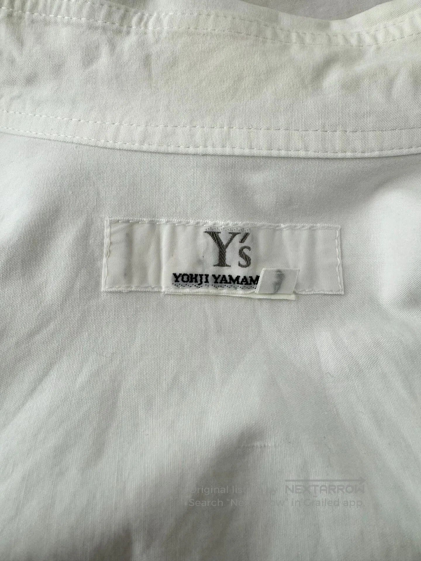 Y's Yohji Yamamoto White Shirt Size 3. Size US L / EU 52-54 / 3 - 6 Thumbnail