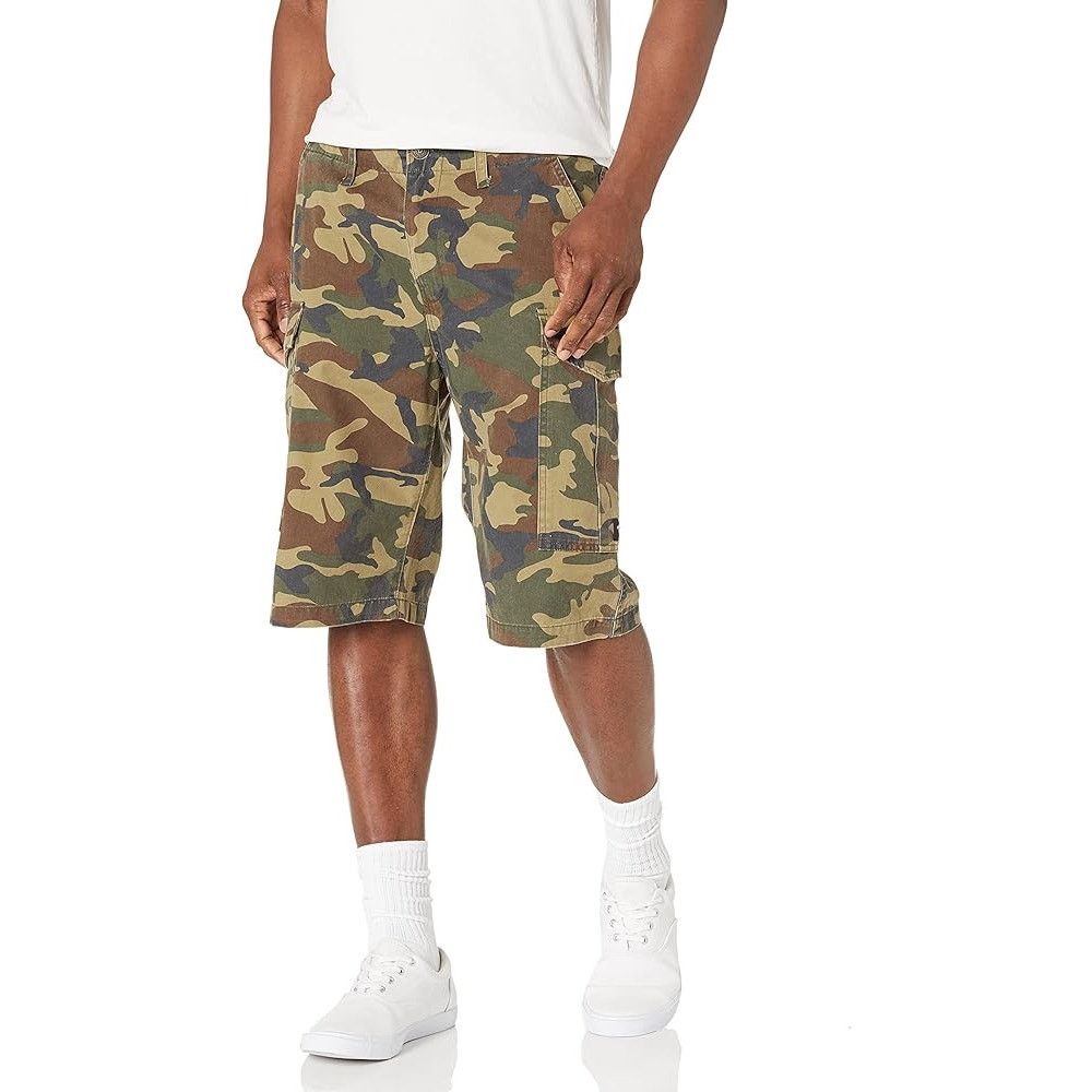True Religion True Religion Camo Cargo Shorts Camouflage Pockets Zip Y2K Size US 38 / EU 54 - 16 Thumbnail