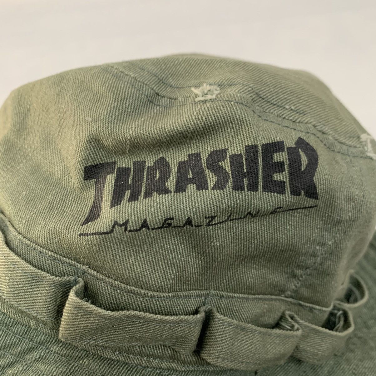 Thrasher Thrasher Green Bucket Hats Size ONE SIZE - 2 Thumbnail