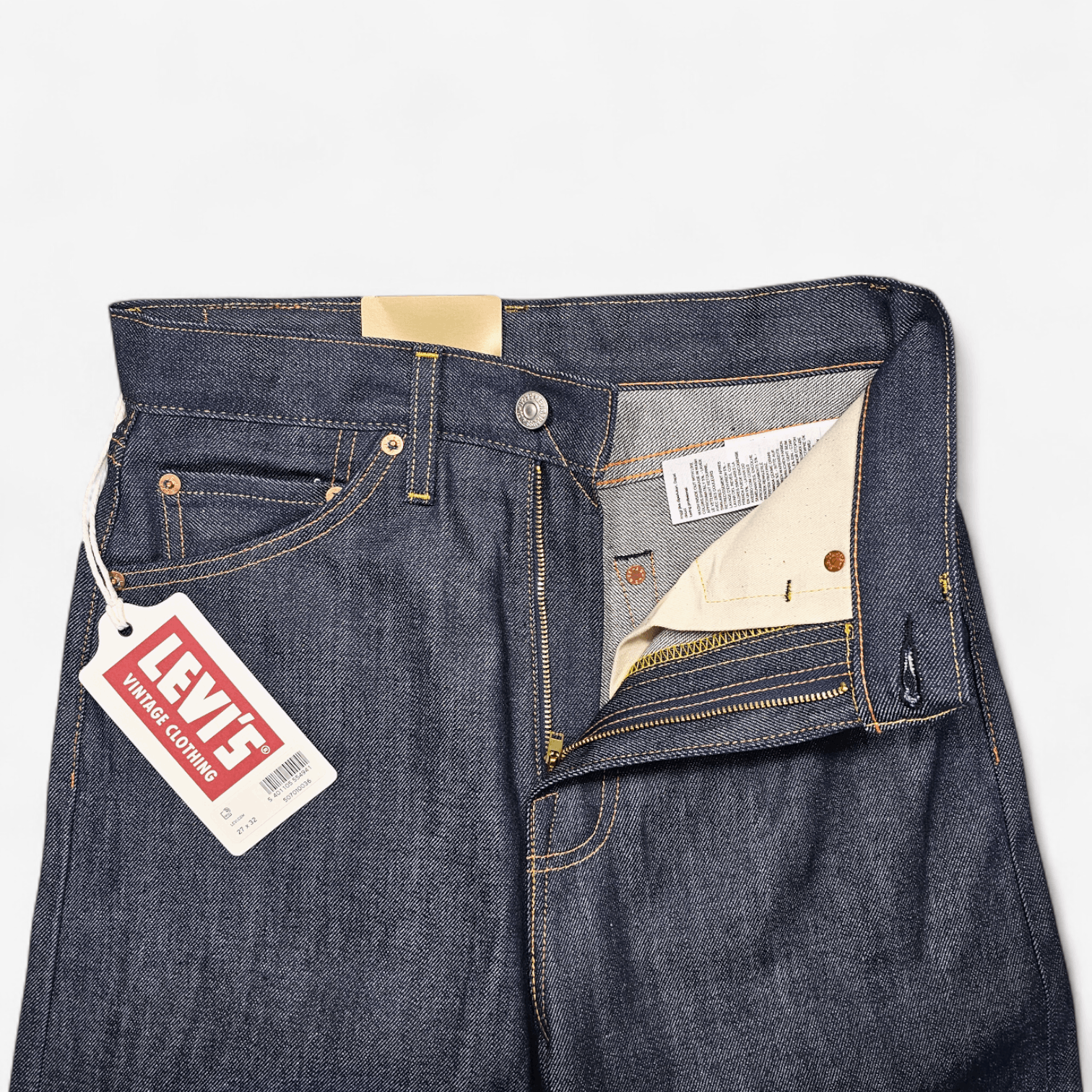 Levi's Vintage Clothing Levi's Vintage Clothing 1950's 701 Big E Selvedge Japan Made Size 27" / US 4 / IT 40 - 3 Thumbnail