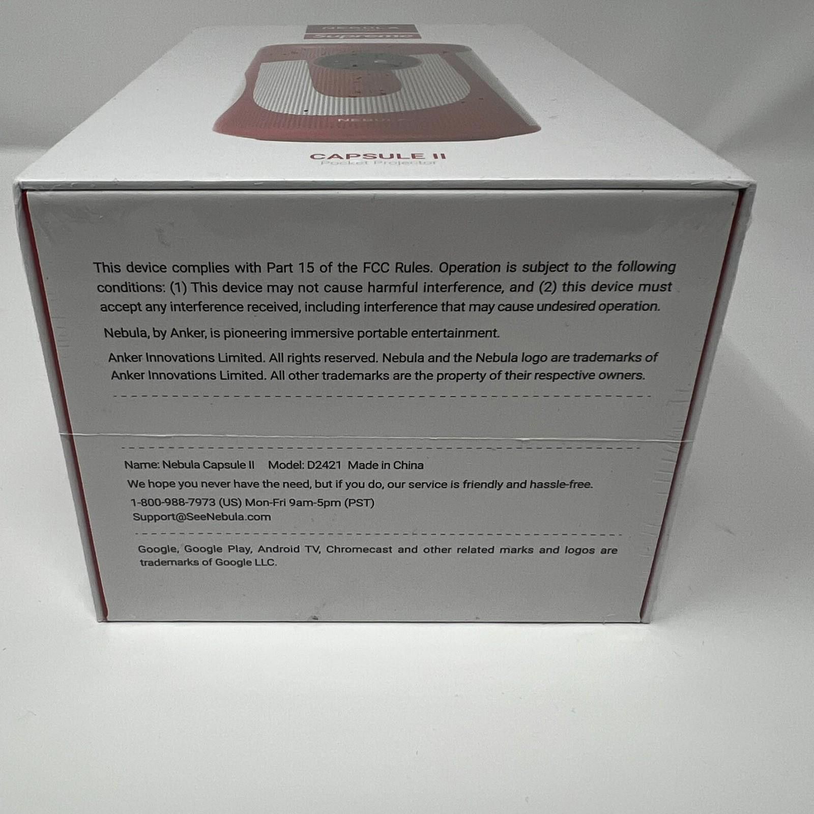 Supreme Supreme Anker Nebula Capsule II Projector Android New Sealed Size ONE SIZE - 5 Thumbnail