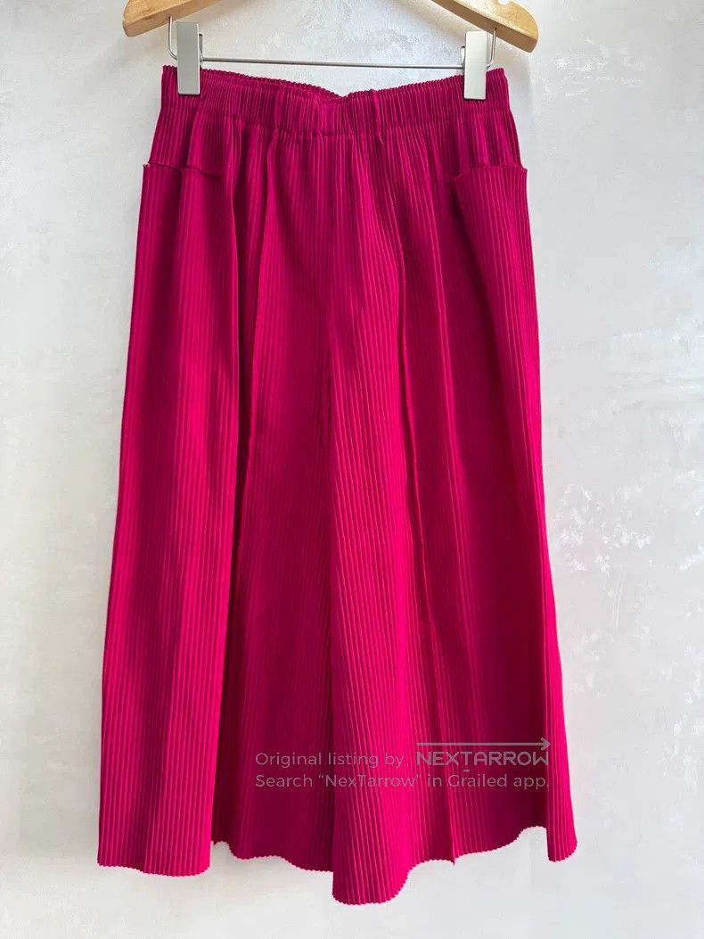 Issey Miyake Issey Miyake size:one size Red Pants Size 22" - 1 Thumbnail