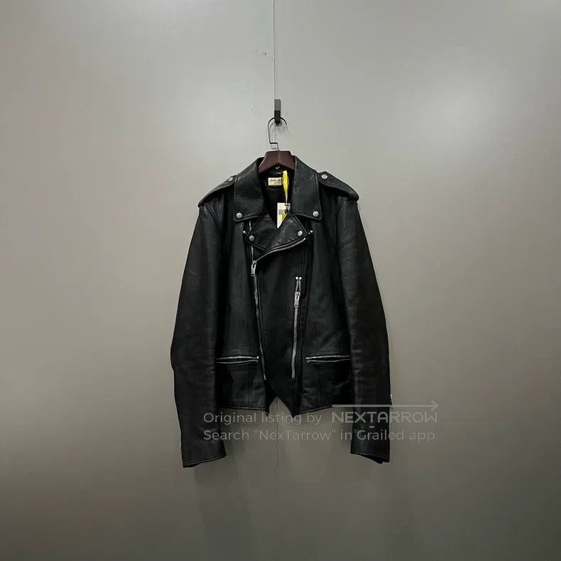 Saint Laurent Paris Saint Laurent Paris Black Multi-zipper Motorcycle Jacket Size US M / EU 48-50 / 2 - 1 Thumbnail