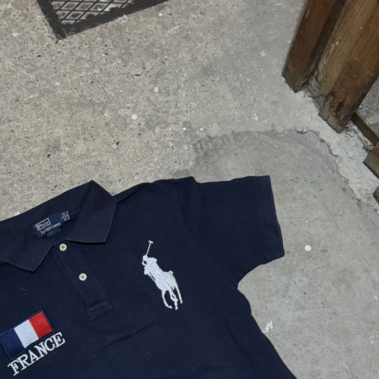 Polo Ralph Lauren × Ralph Lauren Vintage Polo Ralph Lauren y2k embroidered france usa flag Size US L / EU 52-54 / 3 - 5 Thumbnail