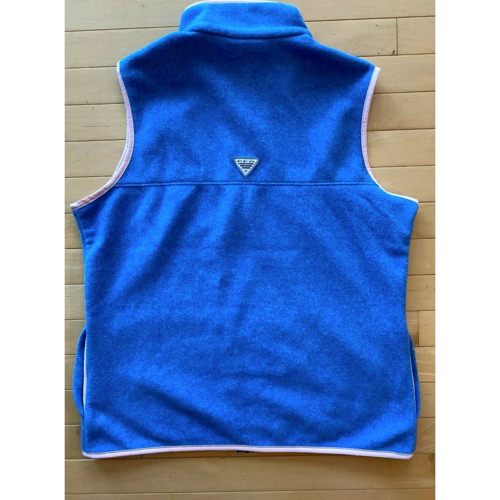 Vintage Columbia PFG Vest Womens Full Zip Fleece Harborside Size L Blue Purple Navy Size L / US 10 / IT 46 - 2 Thumbnail
