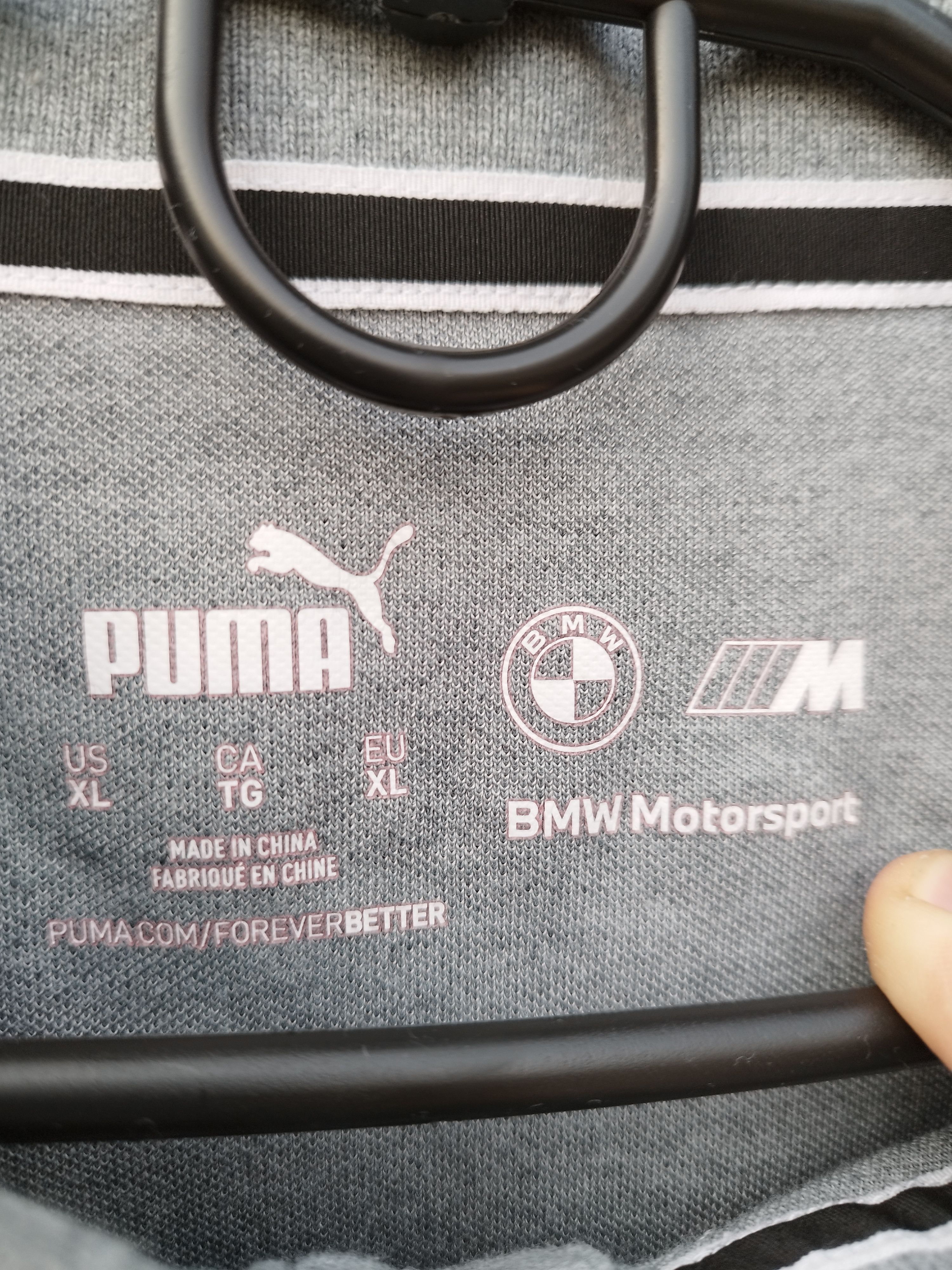 BMW × Puma Puma x BMW Motorsport M Series Polo Shirt - Grey Size US XL / EU 56 / 4 - 7 Thumbnail