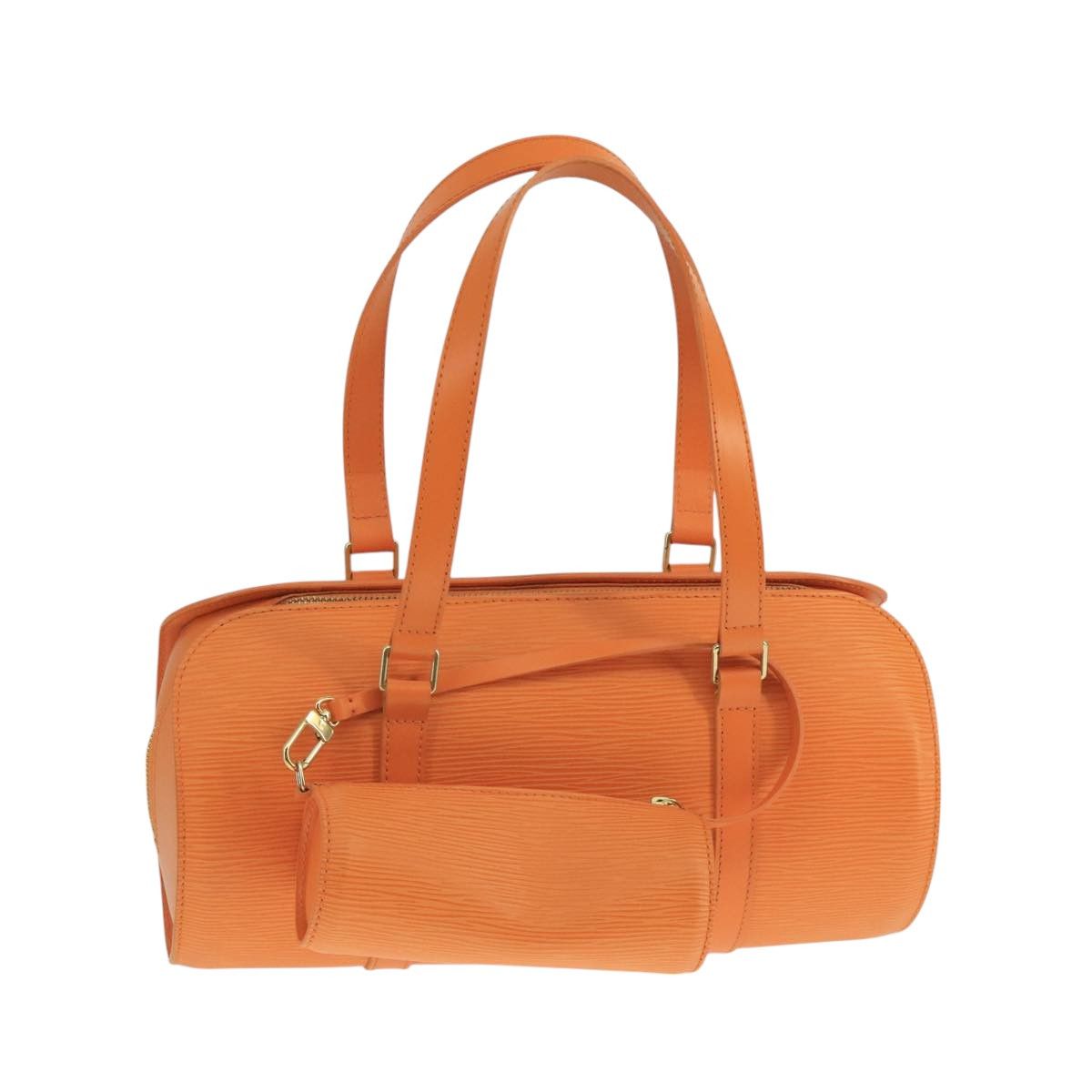 Louis Vuitton Soufflot Orange Leather Handbag (Pre-Owned) Size ONE SIZE - 1 Thumbnail