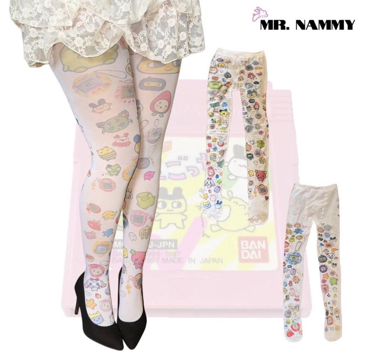 Other Tamagotchi Tights 🪅🍓⭐️ Size 35" - 2 Thumbnail