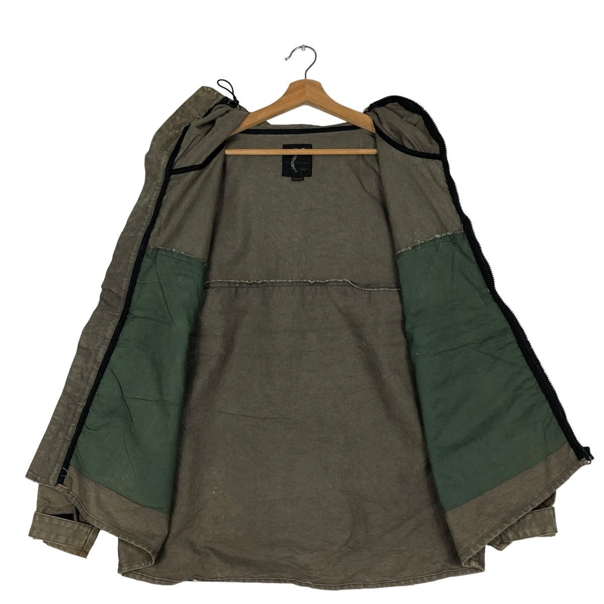 Japanese Brand 🔥Vtg Chore Jacket Vertebrate Japan Made Asymmetric Pocket Size US M / EU 48-50 / 2 - 12 Thumbnail