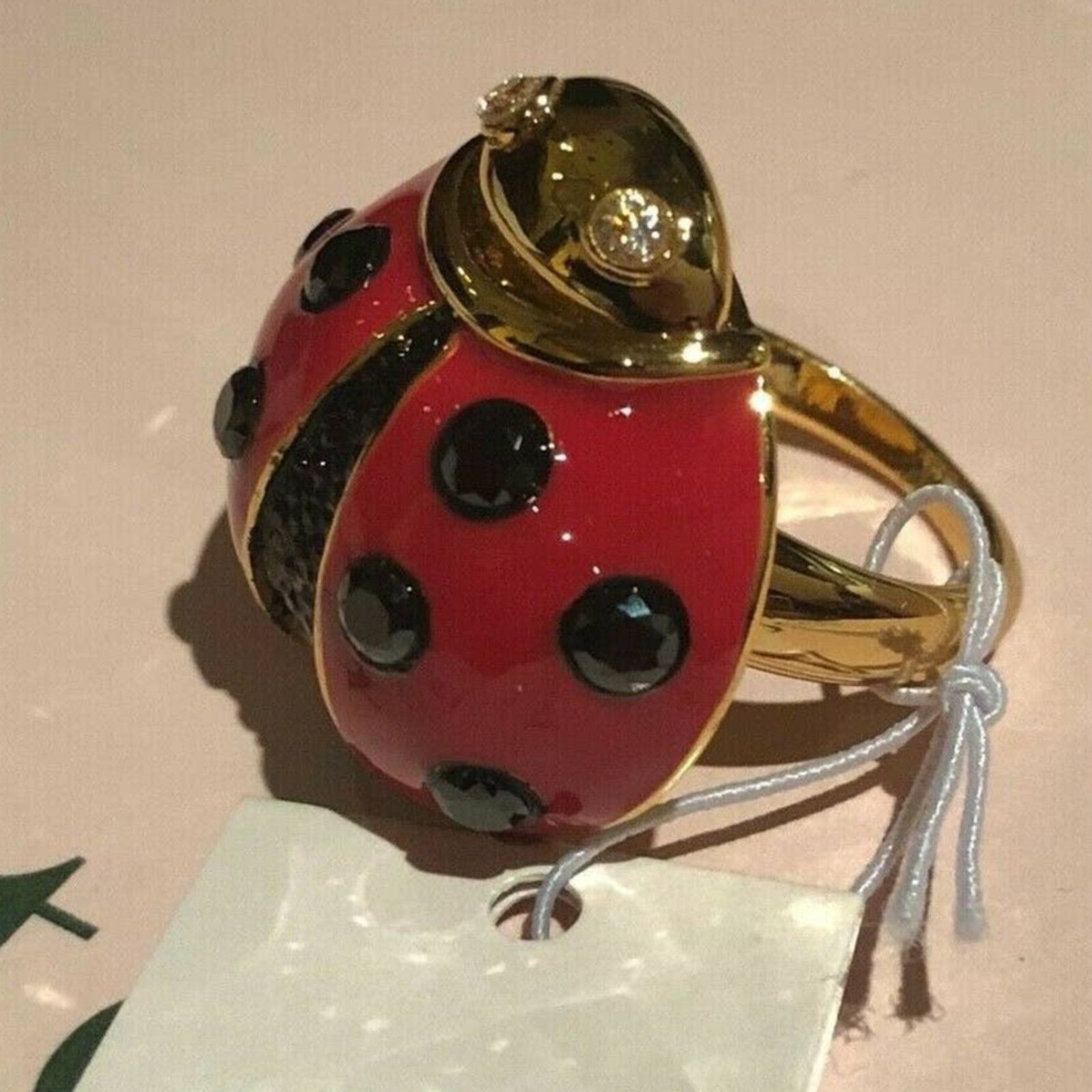 Kate Spade Kate Spade Ladybug Ring Gold Tone Size 6 Size ONE SIZE - 10 Thumbnail