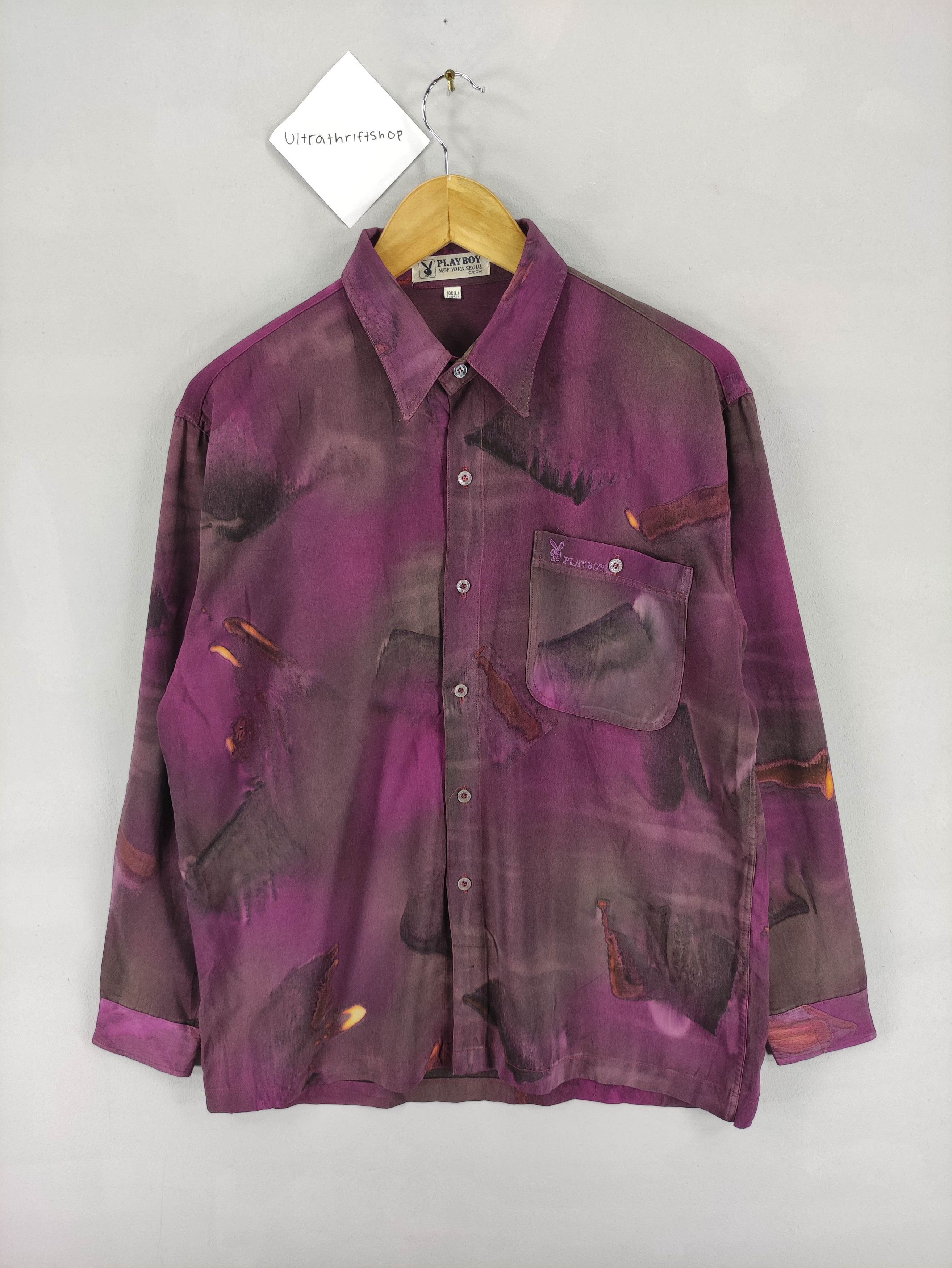 Playboy Vintage Playboy Shirt Button Up Long Sleeve Size US L / EU 52-54 / 3 - 1 Thumbnail