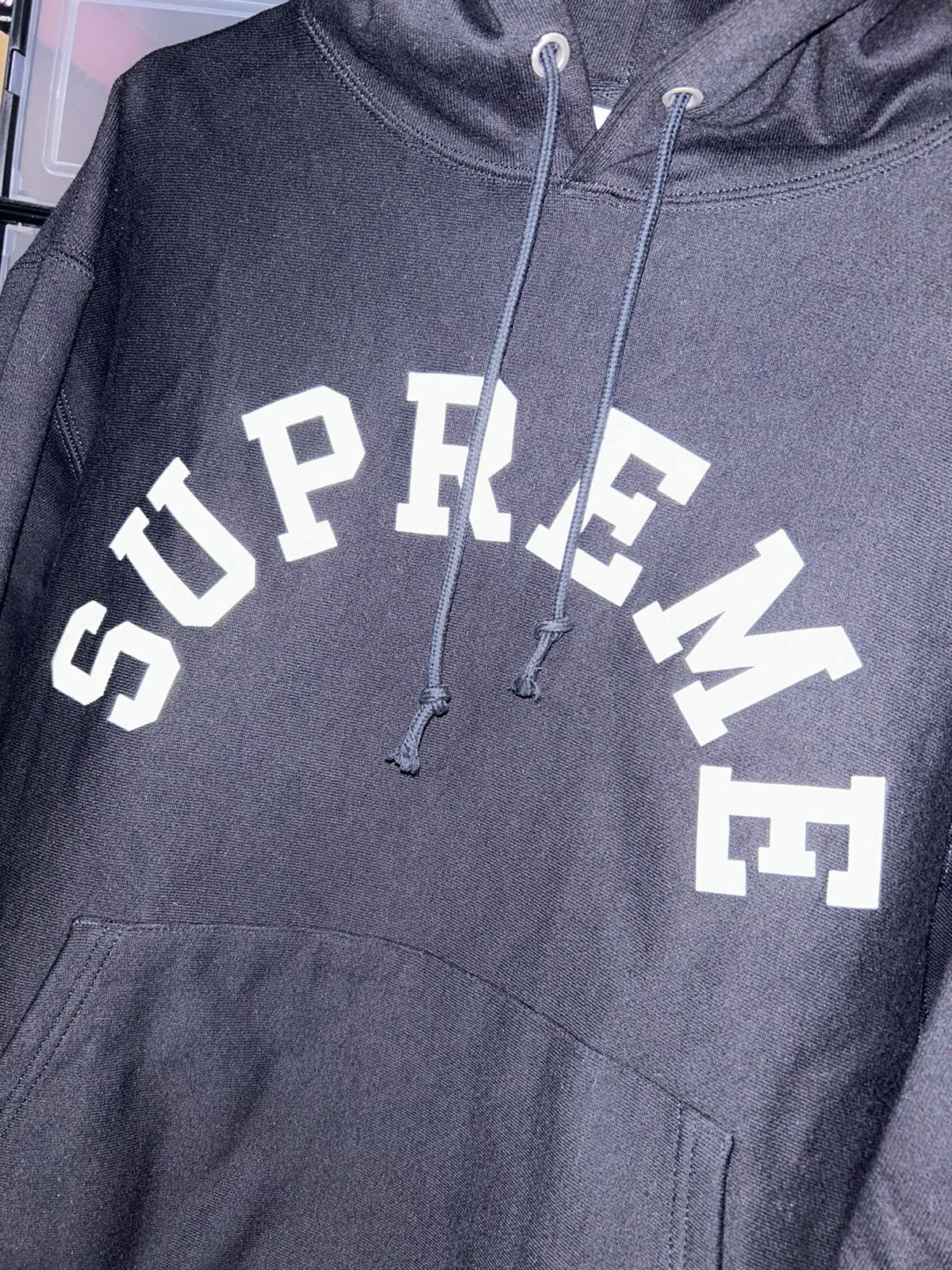 Supreme Supreme Champion Hooded Sweatshirt Black SS25 size Large NEW Size US L / EU 52-54 / 3 - 3 Thumbnail