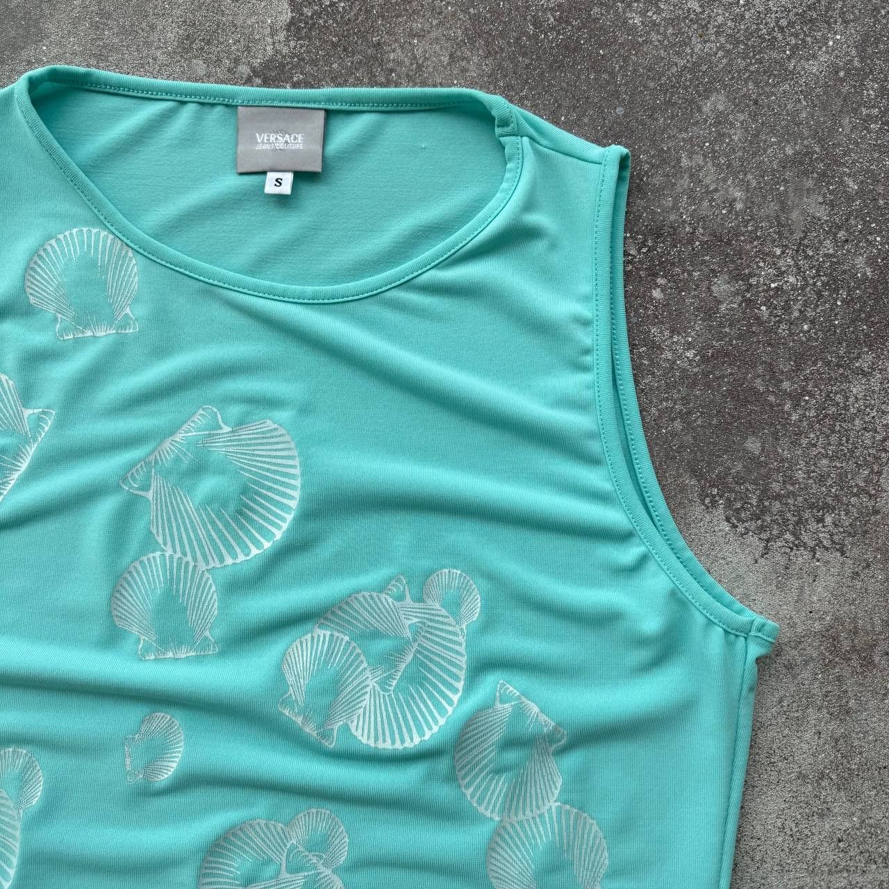 Versace × Versace Jeans Couture × Vintage Versace Jeans Coututre 2000's Vintage Tank Top Size S / US 4 / IT 40 - 4 Thumbnail