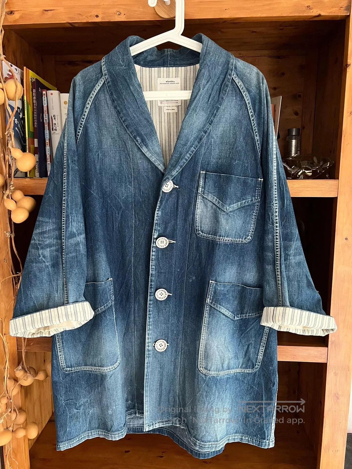 Visvim visvim four corners coat in blue denim. Size US M / EU 48-50 / 2 - 2 Thumbnail