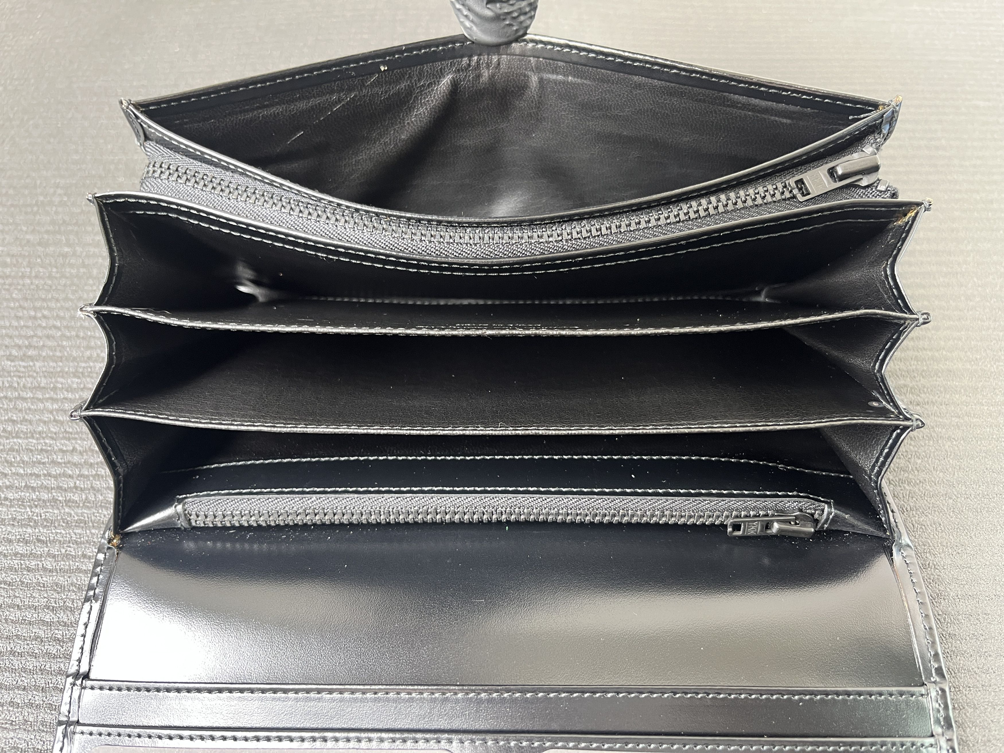 Comme des Garcons Comme des Garcons Very Black Classic Trifold Long Wallet Size ONE SIZE - 5 Thumbnail