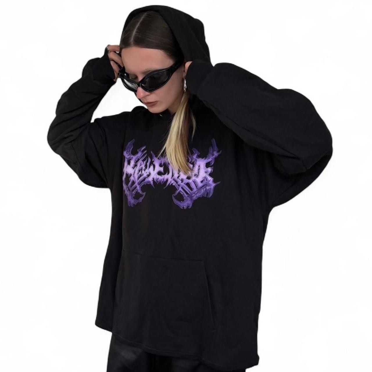 Revenge Revenge Men's Black Hoodie Size US L / EU 52-54 / 3 - 4 Thumbnail